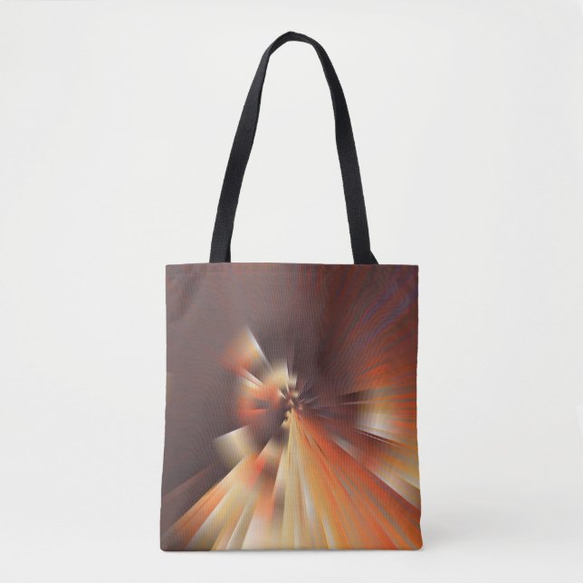Tote Bag Rayons solaires Abstraits (Devant)
