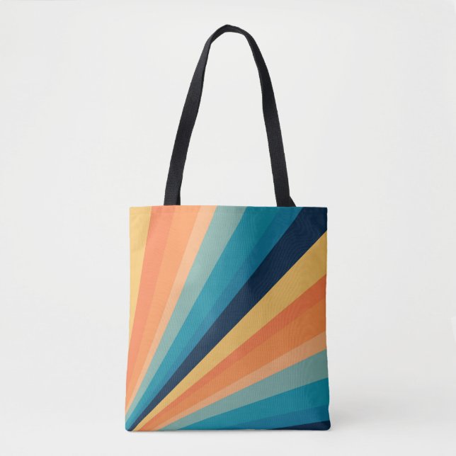 Tote Bag Rayons solaires rétro (Devant)