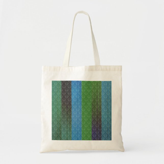Tote Bag Rayures bleues (Devant)