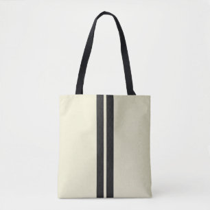 Tote Bag Rayures de course mini sur fond de TOUTE COULEUR