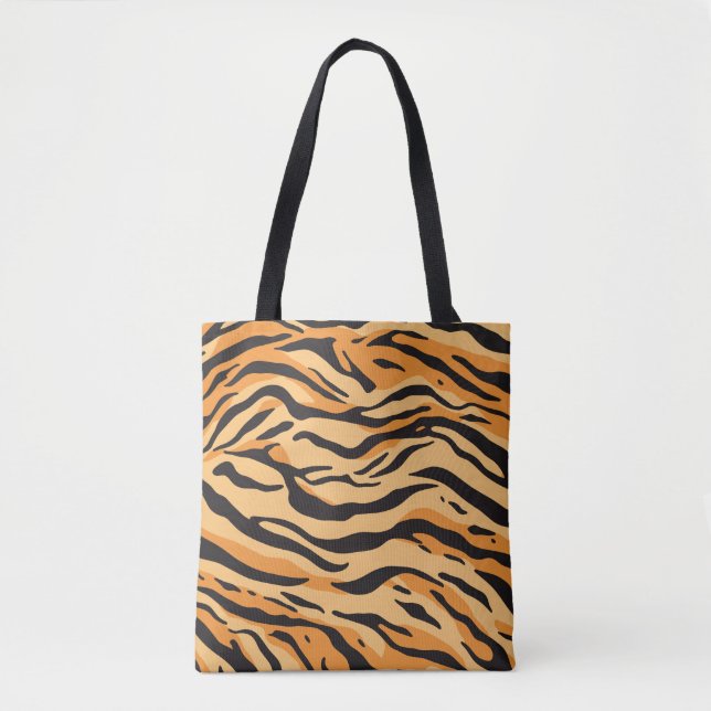 Tote Bag Rayures de tigre (Devant)