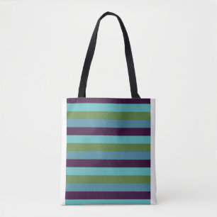 Tote Bag Rayures d'harmonie côtière