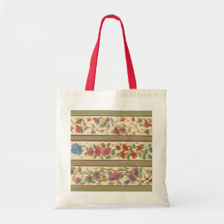 Tote Bag Rayures florales vintages