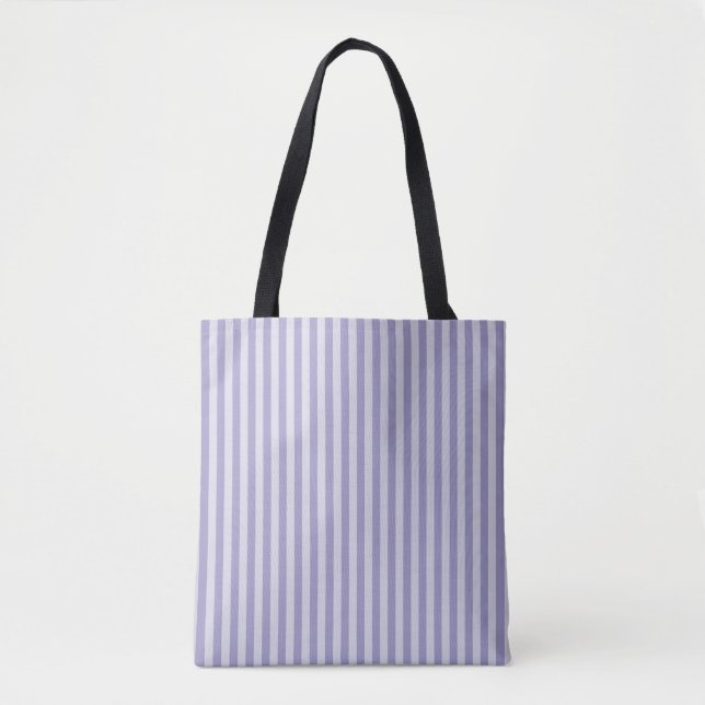 Tote Bag Rayures violettes (Devant)
