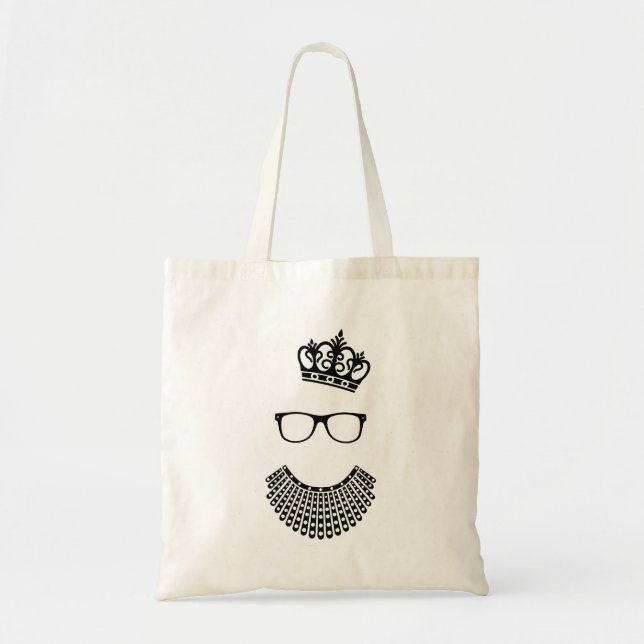 Tote Bag RBG Candle, Ruth Bader Ginsburg Venin, RIP RBG (Devant)