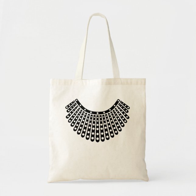 Tote Bag RBG Ruth Bader Ginsburg Collier dissident (Devant)