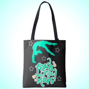 Tote Bag Reach for the Stars Gymnastique Tumbling