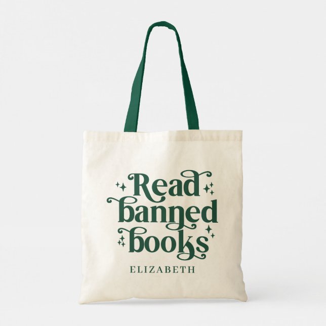 Tote Bag Read Banned Books Book Lover's Gift (Dos)