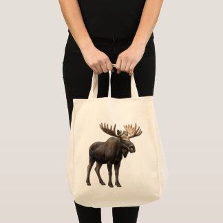 TOTE BAG REALISTIC MOOSE DESIGN. SAMER BRASIL