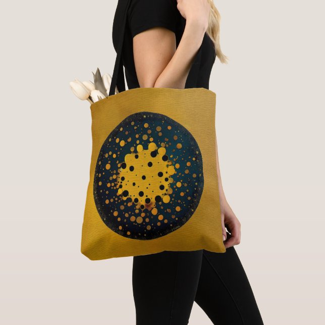 Tote Bag Rebirth – Abstract Circle Of Emergence (De près)