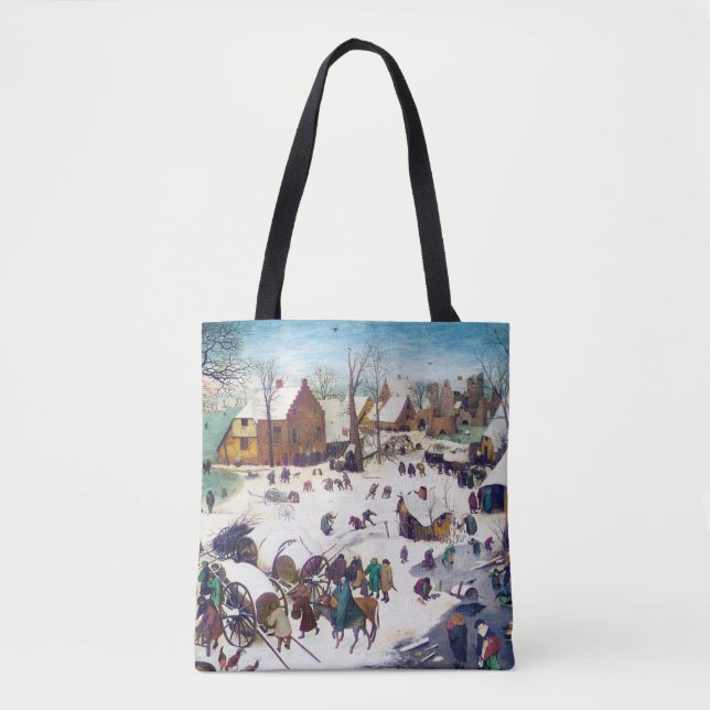 Tote Bag Recensement à Bethléem, Pieter Bruegel (Devant)