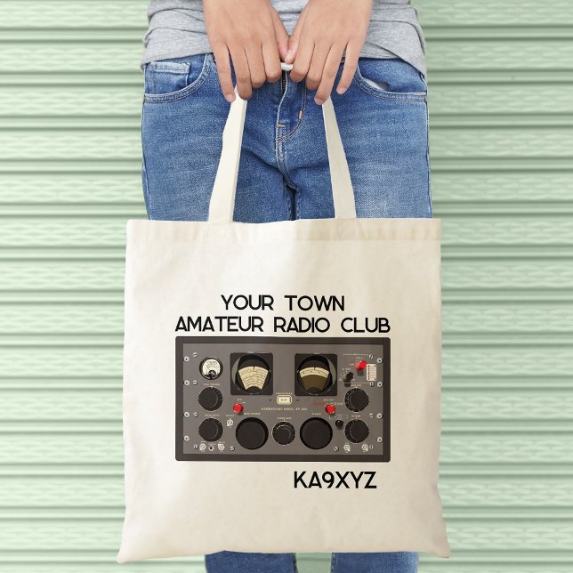 Tote Bag Récepteur radio classique Hammarlund SP-600 (Créateur téléchargé)