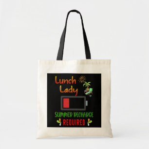 Tote Bag Recharge d'été de la dame du déjeuner obligatoire