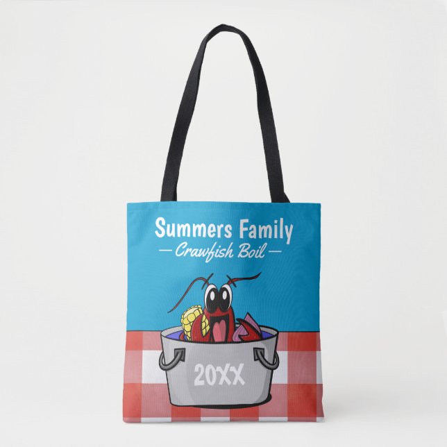 Tote Bag Réchauffe-poisson Pique-nique de la fête familiale (Devant)
