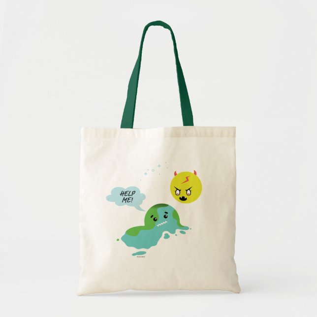 Tote Bag Réchauffement climatique (Devant)