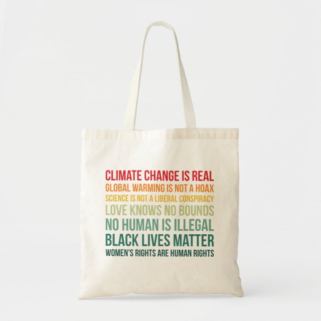 Tote Bag Réchauffement climatique scientifique Le changemen (Devant)