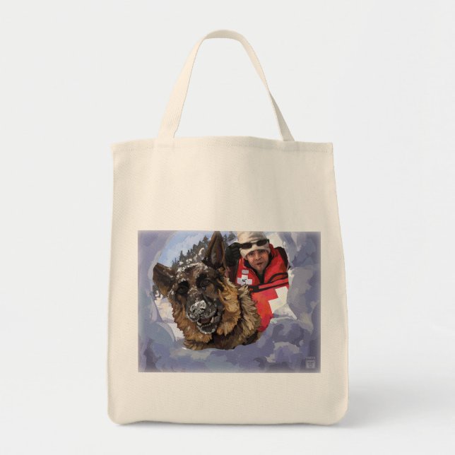 Tote Bag Recherche et sauvetage (Devant)