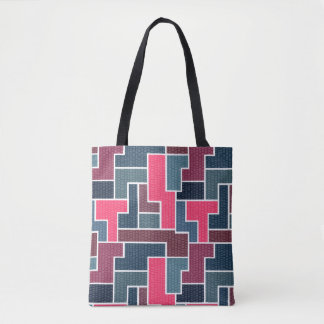 Tote Bag rectangles colorés