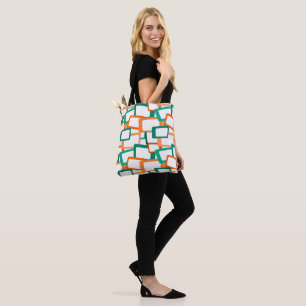 Tote Bag Rectangles modernes du milieu du siècle