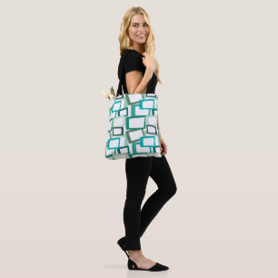 Tote Bag Rectangles modernes du milieu du siècle