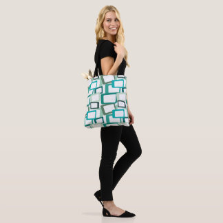 Tote Bag Rectangles modernes du milieu du siècle