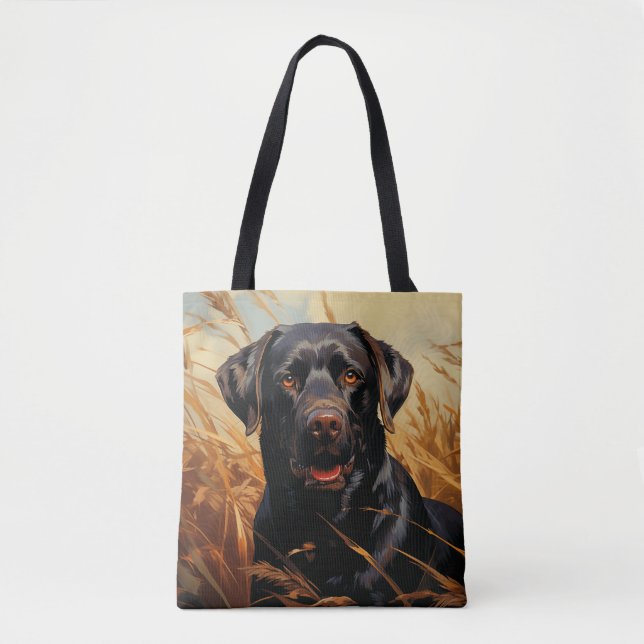 Tote Bag Récupérateur de chocolat Labrador (Devant)