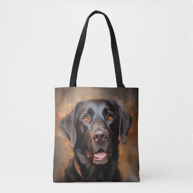 Tote Bag Récupérateur de chocolat Labrador (Devant)