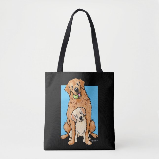 Tote Bag Récupérateurs d'or KiniArt (Devant)