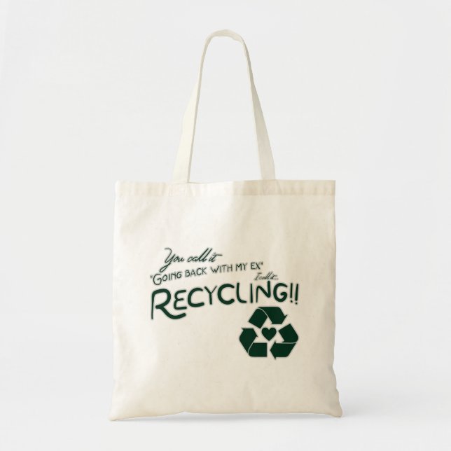 Tote Bag Recycler mon Ex (Devant)
