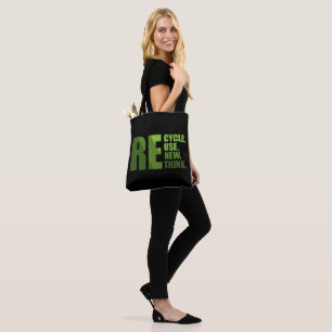 Tote Bag Recycler réduire la réutilisation renouveler repen