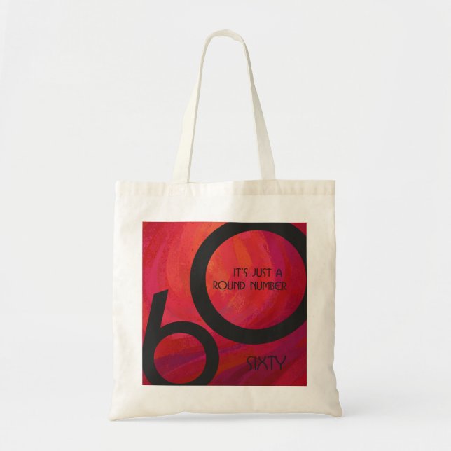Tote Bag Red 60 Dix Anniversaire (Devant)