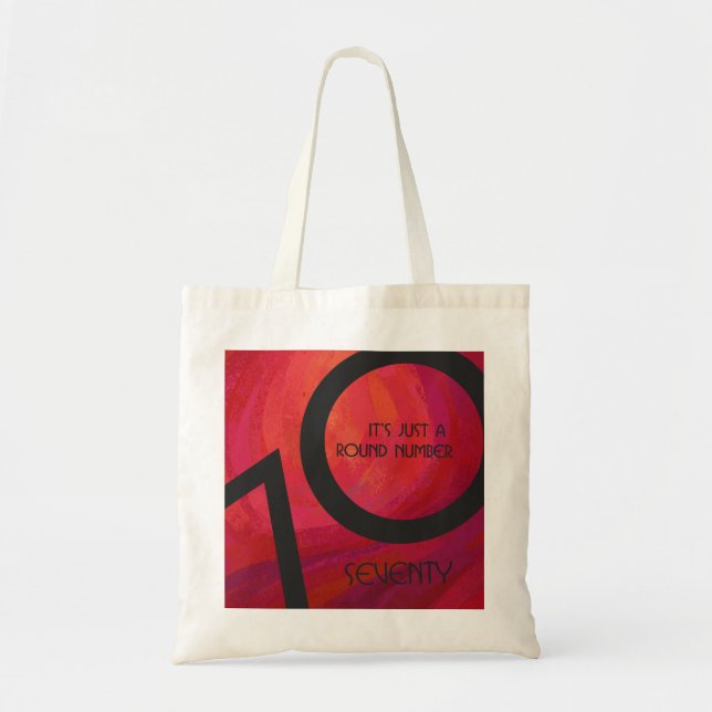 Tote Bag Red 70 Dix Anniversaire (Devant)