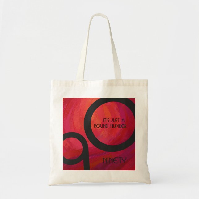 Tote Bag Red 90 Dix Anniversaire (Devant)