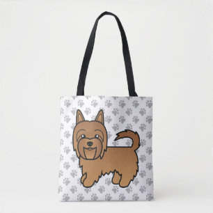 Tote Bag Red Australian Terrier mignon chien de dessin
