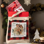 Tote Bag Red Buffalo Plaid & Nom Personnel Et Photo<br><div class="desc">Entrez dans le monde du style intemporel avec nos classiques Red Buffalo Plaid produits personnalisés sur Zazzle! Que vous cherchiez à ajouter une touche de charme rustique à votre vie ou que vous cherchiez un cadeau parfait, notre collection a quelque chose pour tout le monde. Découvrez le charme durable de...</div>
