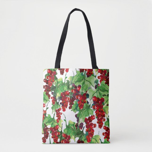 Tote Bag Red Currant Motif sans joint (Devant)