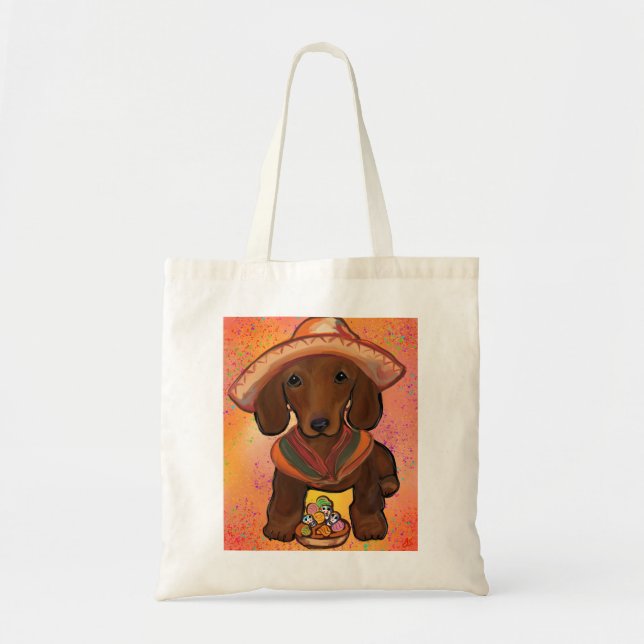 Tote Bag Red Doxie (Devant)