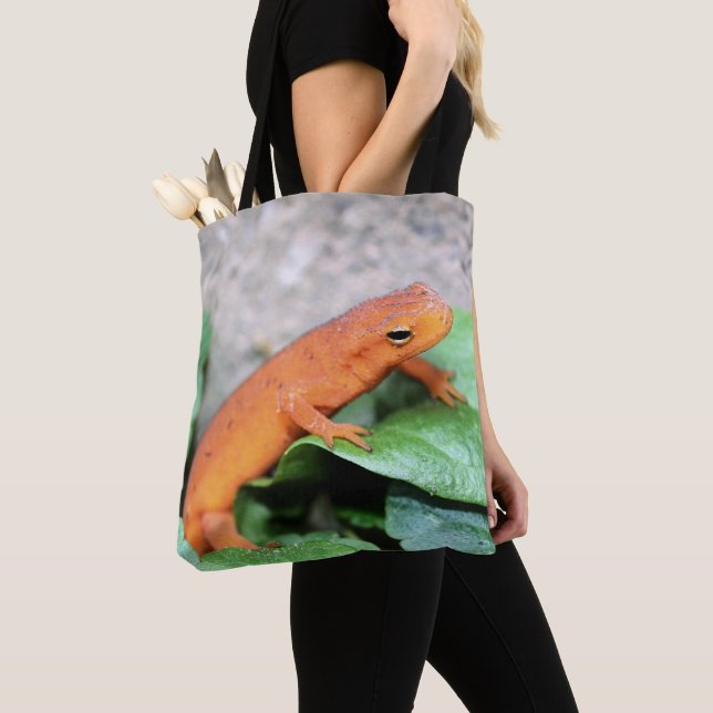 Tote Bag Red Eft Orange Salamander Nature #2 (De près)