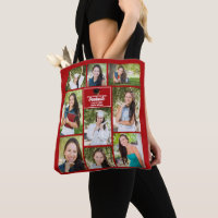 Red Graduate Photo Collage Graduation Cadeau