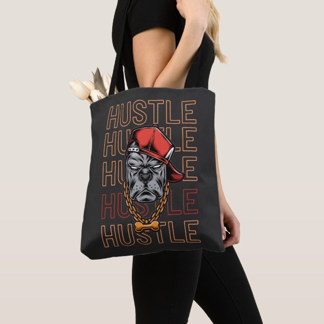 Tote Bag  Red Hat Mad Dog Hustle  (De près)