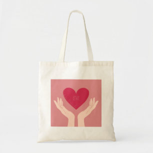 Tote Bag Red Heart aime la Saint Valentin romantique