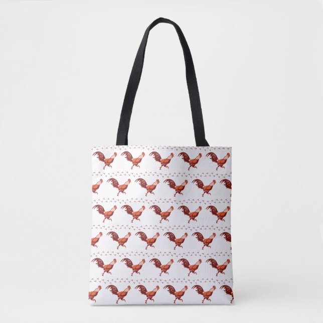 Tote Bag Red Rooster Fourre-tout (Devant)