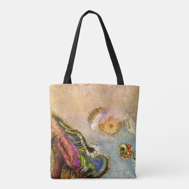 Tote Bag Redon - Les animaux de la mer (Dos)