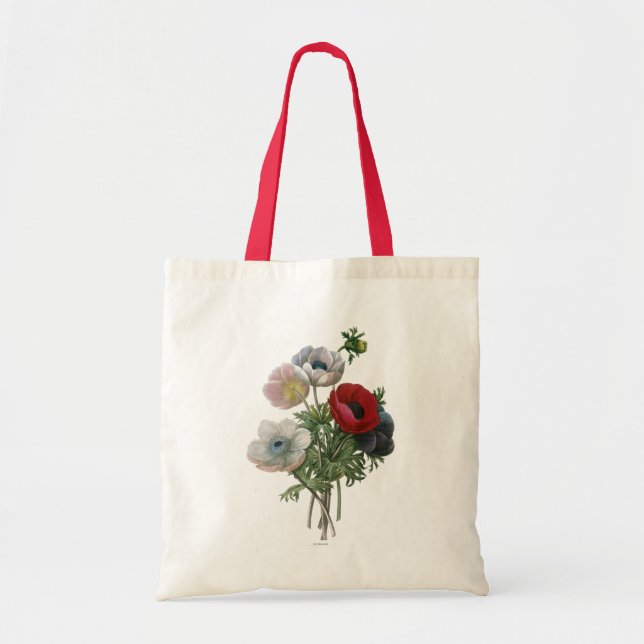 Tote Bag Redoute : Anémone, 1833 (Devant)