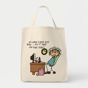 Tote Bag Redressez la première fois l'humour