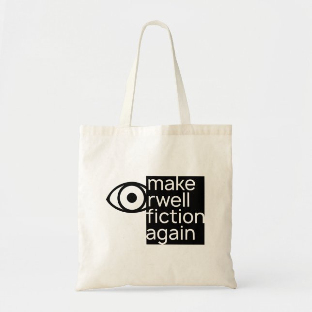 Tote Bag Refaisons d'Orwell de la fiction (Devant)