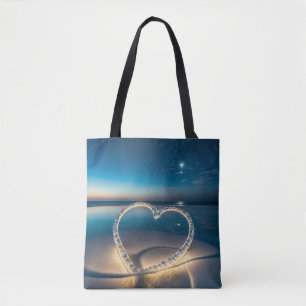 Tote Bag Reflet d'Amour Céleste