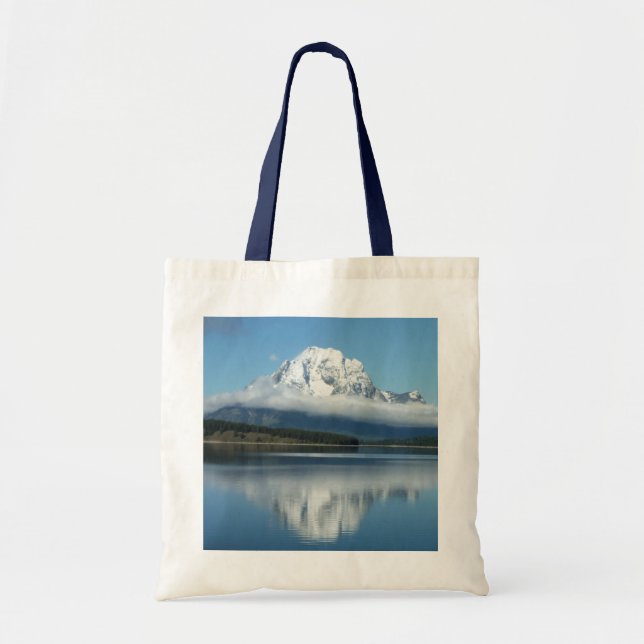 Tote Bag Reflet du mont Moran dans le Grand Teton (Devant)