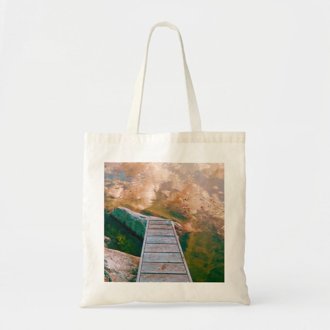 Tote Bag Reflets dans l'archipel suédois (Devant)