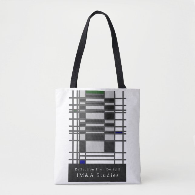 Tote Bag Réflexion minimaliste II sur De Stijl Fourre-tout (Devant)